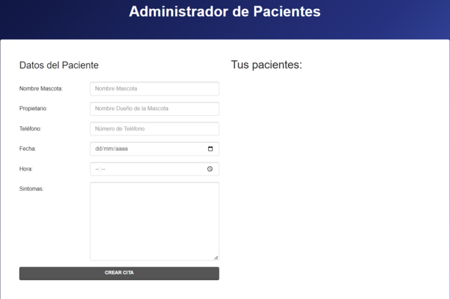 imagen de la app de pacientes